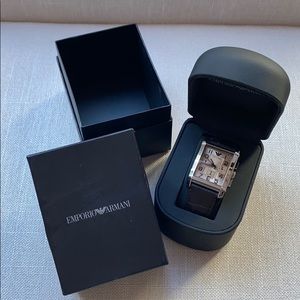 Emporio Armani Men’s Croco Watch